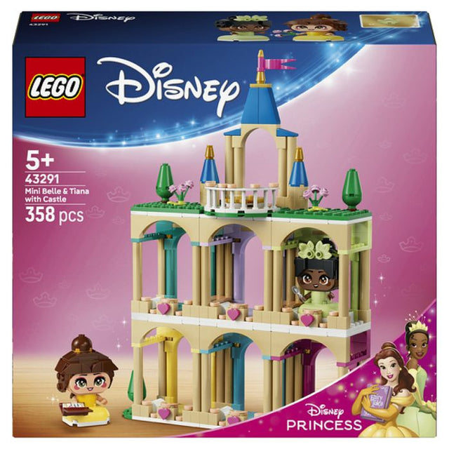 LEGO | Disney Princess 43291 Belle et Tiana Miniatures avec un Château - Jouet des 5 ans