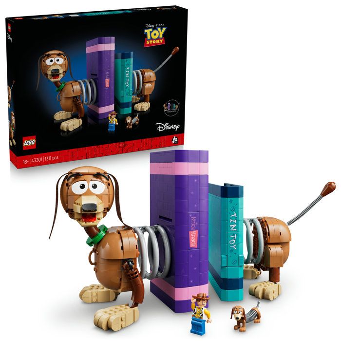 LEGO | Disney et Pixar 43301 Serre-Livres Zigzag de Toy Story - Set pour Adulte - Déco