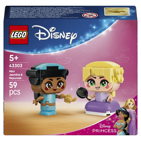 LEGO | Disney Princess 43303 Jasmine et Raiponce Miniatures - Jeu de Rôle - Cadeau 5 ans