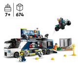 LEGO 60418 City Le Laboratoire de Police Scientifique Mobile, Jouet de Quad, Cadeau Enfants Des 7 Ans, et Minifigurines