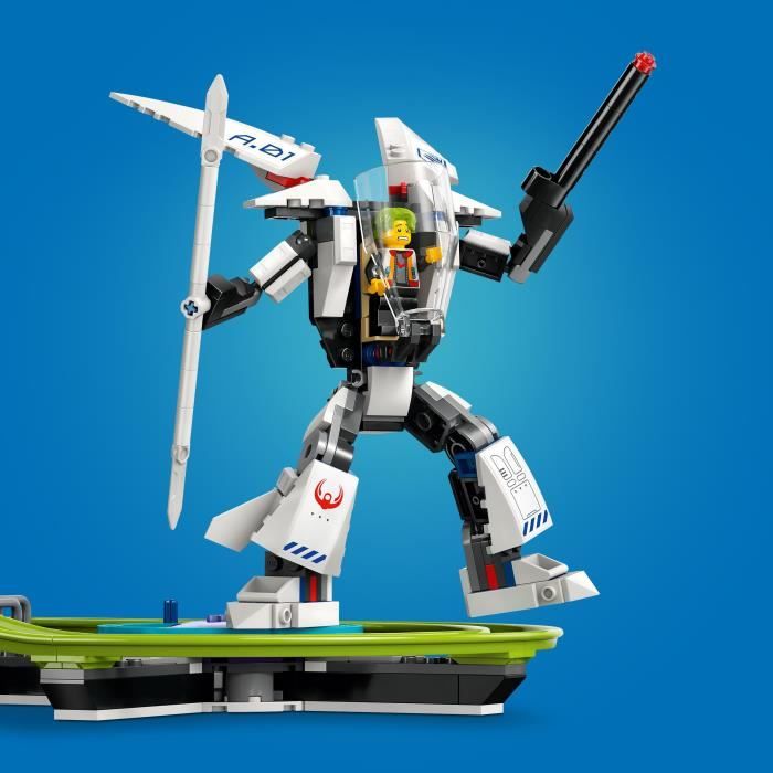 LEGO City 60421 Le parc d'attractions de Robot World - Jeux de fete foraine enfant 8 ans