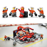 LEGO City 60443 Arret au stand de F1 avec voiture Ferrari - Jouet pour garçon des 6 ans