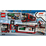 LEGO City 60445 Camion de F1 avec voitures de F1 RB20 et AMR24 - Jeu pour garçon des 8 ans