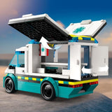 LEGO City 60451 L'ambulance de secours - Jouet de construction pour garçon des 5 ans