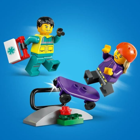 LEGO City 60451 L'ambulance de secours - Jouet de construction pour garçon des 5 ans