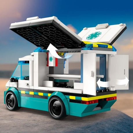 LEGO City 60451 L'ambulance de secours - Jouet de construction pour garçon des 5 ans