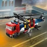 LEGO City 60462 Hélicoptere, camion de pompiers et sous marin modulable - Jouet des 7 ans