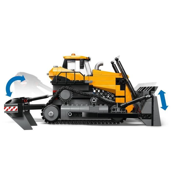 LEGO City 60466 Le Bulldozer Jaune - Jeu de construction des 8 ans