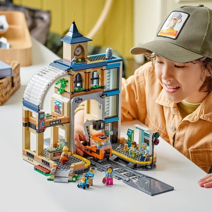 LEGO City 60469 La Gare Centrale - Jeu de Construction pour enfant des 7 ans