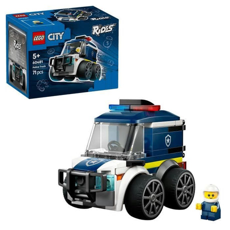LEGO City 60481 Véhicules - Le Camion de Police - Jeu Créatif des 5 ans - Idée de Cadeau