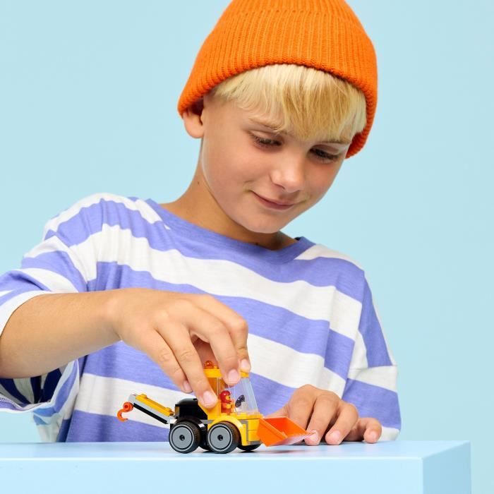 LEGO City 60483 Véhicules - La Chargeuse de Chantier - Jeu Créatif 5 ans - Idée de Cadeau