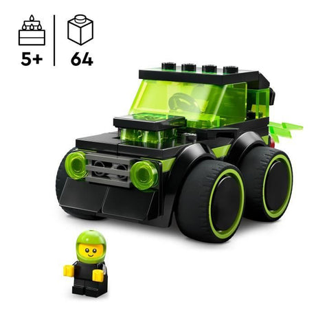 LEGO City 60484 Véhicules - La Voiture de Course de Jeu Vidéo - Jouet 5 ans - Idée Cadeau