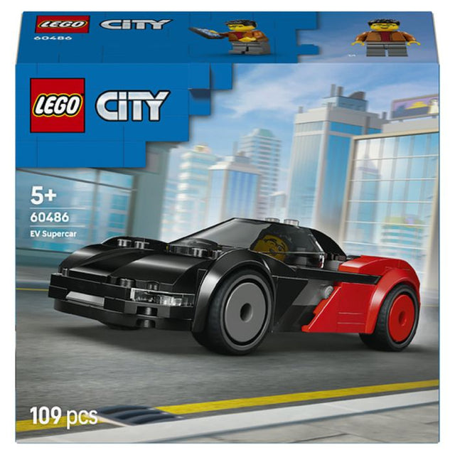 LEGO City 60486 La Supercar Électrique - Jeu de Construction des 5 ans - Idée de Cadeau
