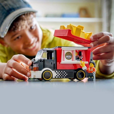 LEGO City 60488 Le Food-Truck de Frites - Jouet de Construction des 5 ans - Idée Cadeau