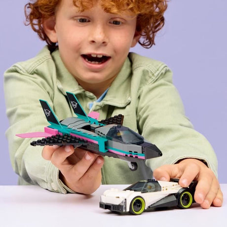 LEGO City 60489 Le Jet Contre la Voiture - Jouet de Construction des 6 ans - Idée Cadeau