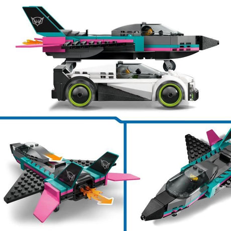 LEGO City 60489 Le Jet Contre la Voiture - Jouet de Construction des 6 ans - Idée Cadeau