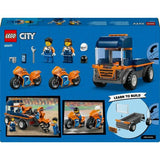LEGO City 60491 Le Transporteur de Motos - Jouet de Construction des 4 ans - Idée Cadeau