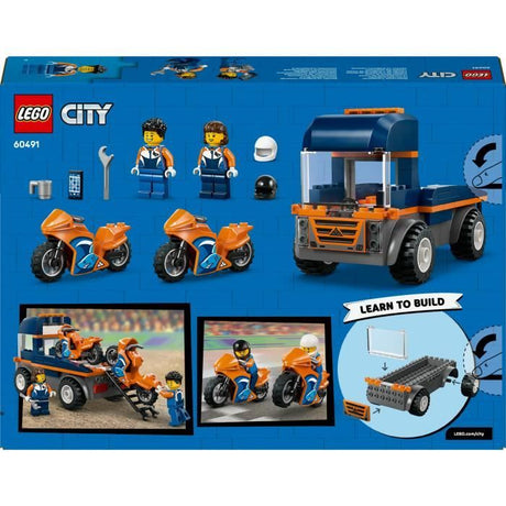 LEGO City 60491 Le Transporteur de Motos - Jouet de Construction dčs 4 ans - Idée Cadeau