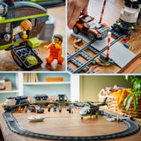 LEGO City  60508 Le Braquage du Train de Police - Jouet de Construction des 7 ans - Cadeau