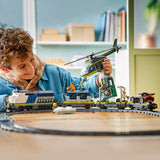 LEGO City  60508 Le Braquage du Train de Police - Jouet de Construction des 7 ans - Cadeau