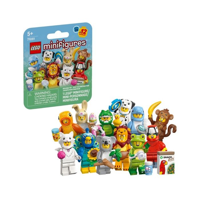 LEGO Minifigures 71051 Série Animaux 28 - Modele Aléatoire - des 5 ans