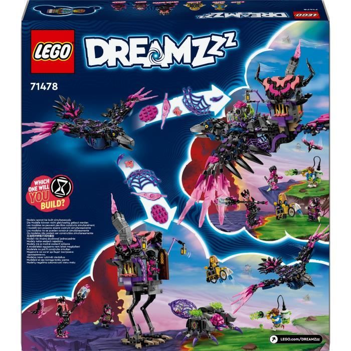 LEGO DREAMZzz 71478 Le Corbeau de Minuit de la Sorciere des Cauchemars - Set Modulable