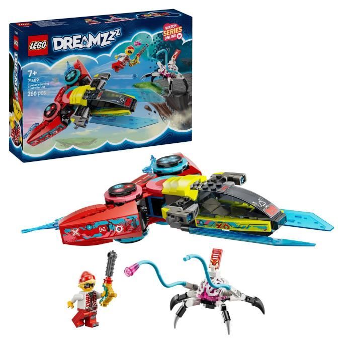 LEGO DREAMZzz 71489 L'avion-manette de jeu de Cooper - Jouet de construction 3-en-1