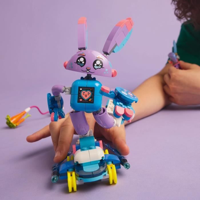 LEGO DREAMZzz 71490 Izzie et Bunchurro le lapin Gamer - Jouet de construction 3-en-1
