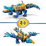 LEGO DREAMZzz 71512 Le Sous-Marin Crocodile - Jouet de Construction 2-en-1 des 8 ans