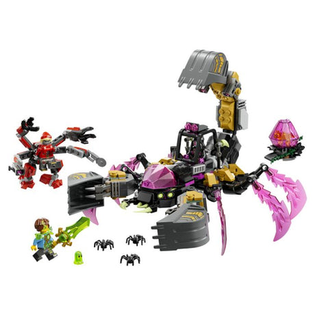 LEGO DREAMZzz 71513 La Pelleteuse Scorpion des Cauchemars - Jouet de Construction 2-en-1