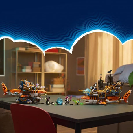 LEGO DREAMZzz 71515 Le Char Requin-Tigre - Jouet 2-en-1 pour Garçon ou Fille des 9 ans