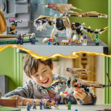 LEGO 71809 NINJAGO Egalt le Maître Dragon, Jouet Ninja avec 5 Minifigurines Ninja dont Personnages Lloyd et Nya