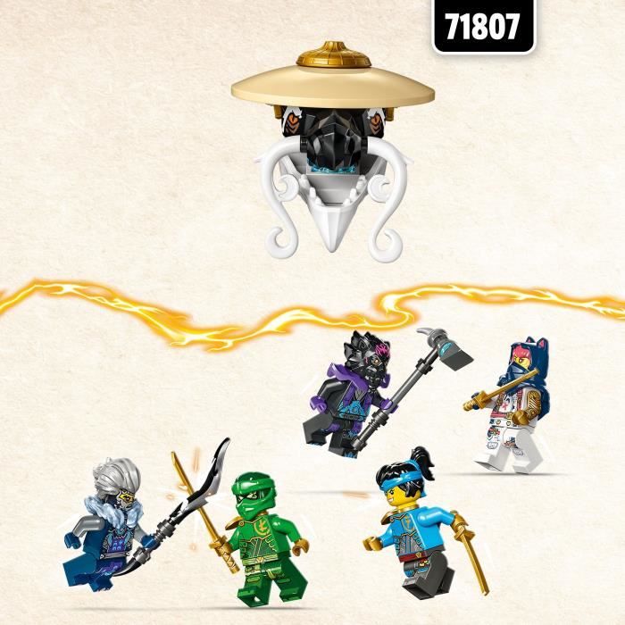 LEGO 71809 NINJAGO Egalt le Maître Dragon, Jouet Ninja avec 5 Minifigurines Ninja dont Personnages Lloyd et Nya