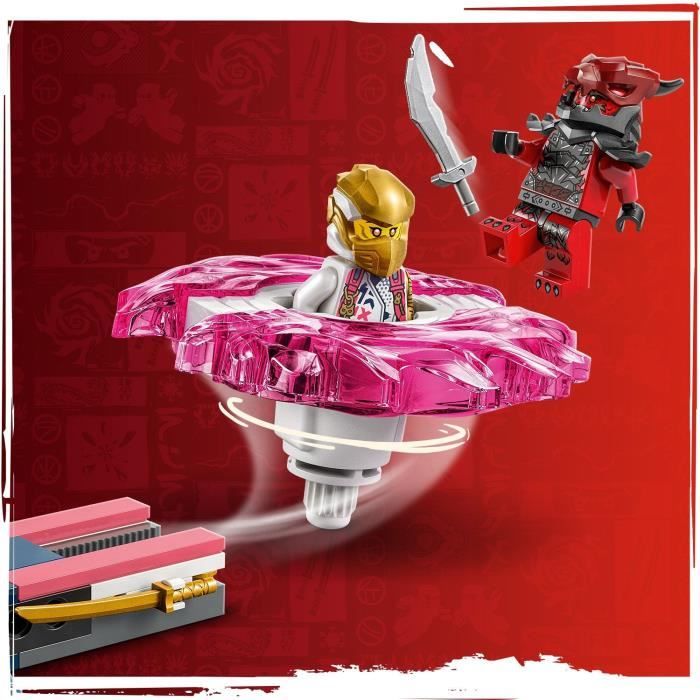 LEGO NINJAGO 71824 La toupie Spinjitzu du dragon de Sora - Jeu de construction des 6 ans