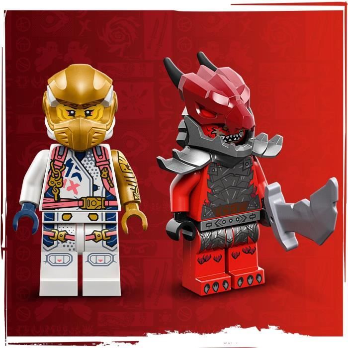 LEGO NINJAGO 71824 La toupie Spinjitzu du dragon de Sora - Jeu de construction des 6 ans