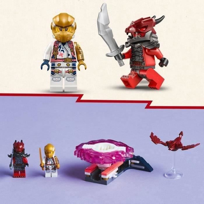 LEGO NINJAGO 71824 La toupie Spinjitzu du dragon de Sora - Jeu de construction des 6 ans