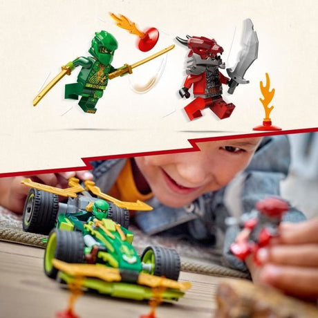 LEGO NINJAGO 71828 La voiture de course a rétrofriction de Lloyd - Jouet de construction