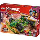 LEGO NINJAGO 71828 La voiture de course a rétrofriction de Lloyd - Jouet de construction