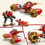 LEGO NINJAGO 71830 La moto tempete du robot de Kai - Jouet de construction pour garçon