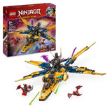 LEGO NINJAGO 71833 Le super avion tempete de Ras et Arin - Jeu de construction des 8 ans