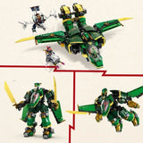 LEGO NINJAGO 71845 L'Avion-Robot De Lloyd - Jeu De Construction Pour Garçon Des 9 Ans