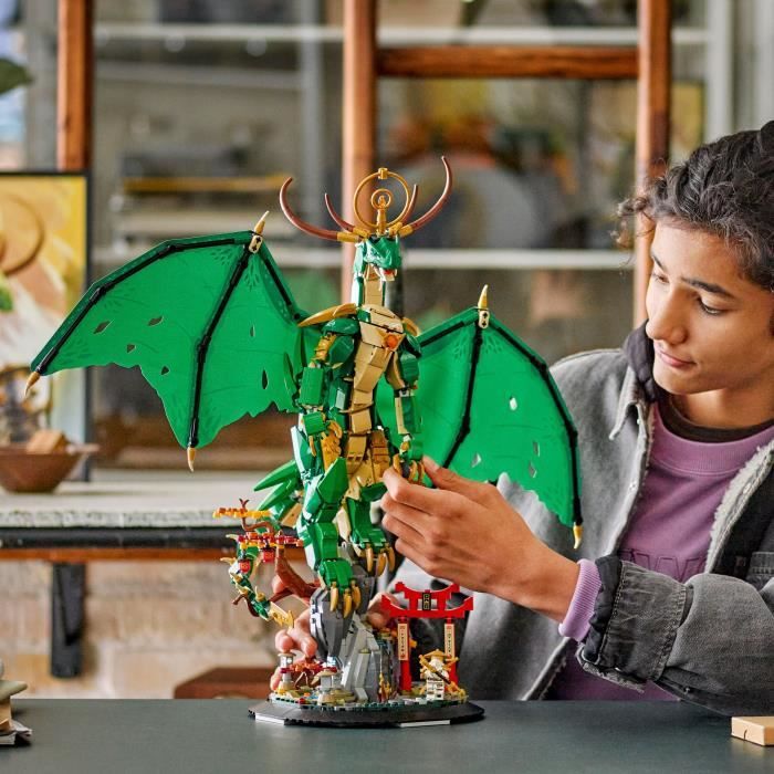 LEGO NINJAGO 71847 Le Dragon Gardien - Jeu de Construction de Figurine - Garçon des 14 Ans