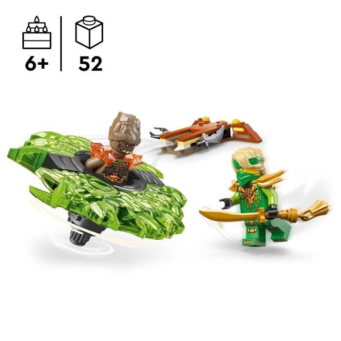 LEGO NINJAGO 71850 Lloyd contre la Toupie du Monstre de la Terre - Jeu de Construction