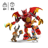LEGO NINJAGO 71851 Pack de Combat : le Robot Dragon de Kai - Jouet de Construction 6 ans