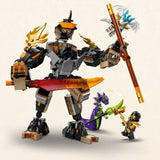 LEGO NINJAGO 71854 La Mission du Robot Cole et du Dragon Zane - Jeu de Construction 7 ans