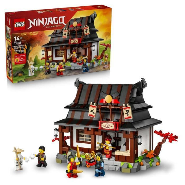 LEGO NINJAGO 71858 15e Anniversaire - La Forge des Quatre Armes - Jeu de Construction Ado