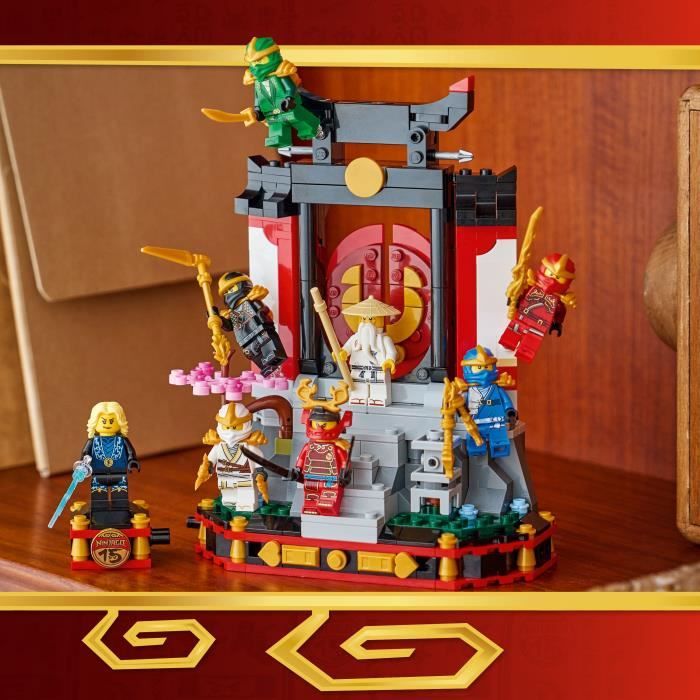 LEGO NINJAGO 71866 15e Anniversaire : Collection des Personnages Ninjas - Jeu des 14 ans