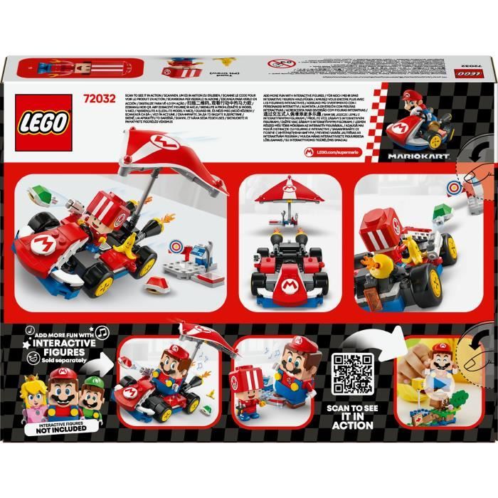 LEGO Super Mario 72032 Mario Kart  Kart standard - Jouet voiture pour enfants des 7 ans