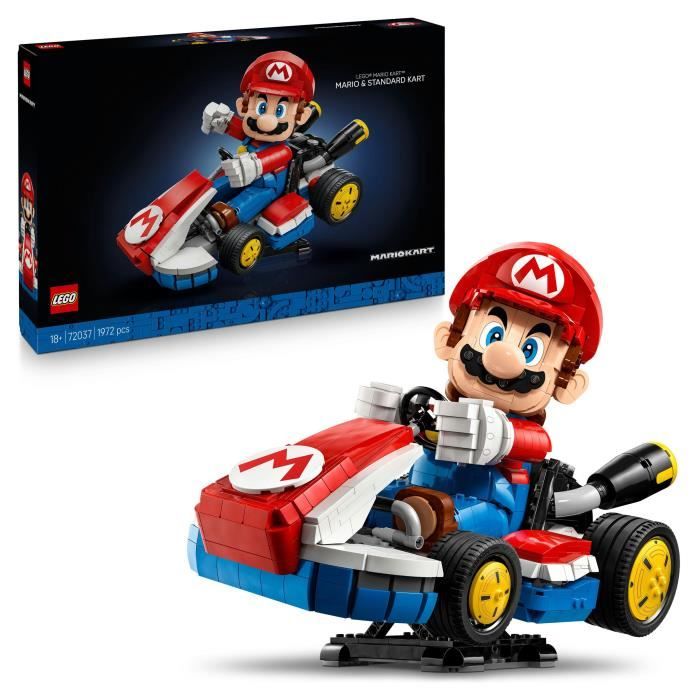 LEGO Mario Kart 72037 Mario Et Kart Standard - Set De Construction Pour Adulte  Figurine