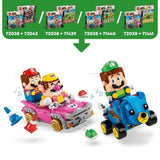 LEGO Super Mario 72038 Mario Kart  Wario et Roi Boo - Jeu de Construction des 8 ans